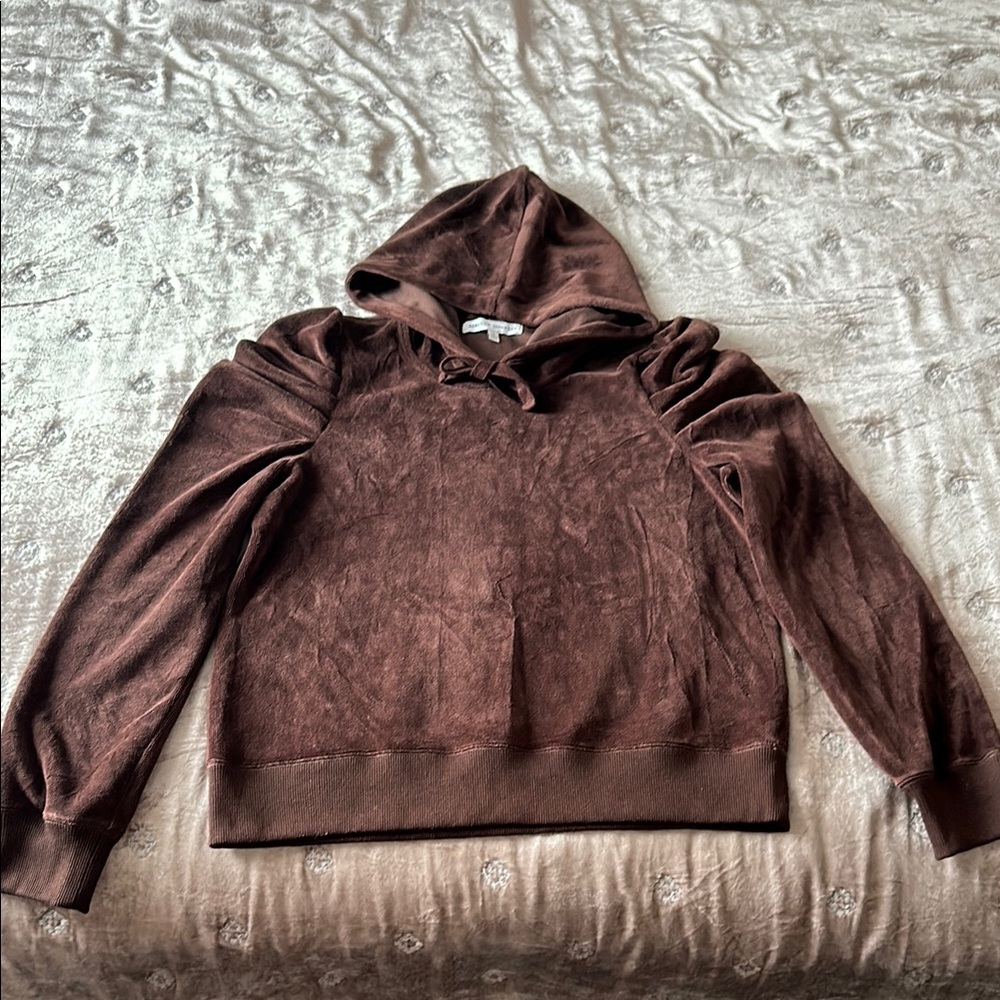 Rebecca Minkoff Chocolate Brown Hoodie